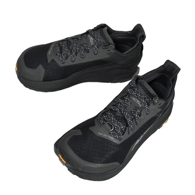 ALTRA (アルトラ) M OLYMPUS 6 (メンズ オリンパス 6) メンズ ローカット スニーカー トレイル ランニング シューズ ウォーキング 登山 運動靴 厚底 普段使い カジュアル BLACK/BLACK (ブラック/ブラック) AL0A85NJ001