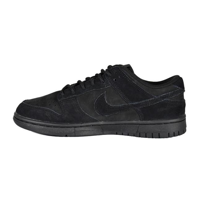 NIKE (ナイキ) DUNK LOW RETRO SE (ダンク ロー レトロ) メンズ ローカット スニーカー 定番 バスケットボール シューズ バッシュ タウンユース デイリーユース 普段使い ストリート ヒップホップ BLACK 黒 (ブラック/ブラック-ブラック) IB6651-001 IB6651 001