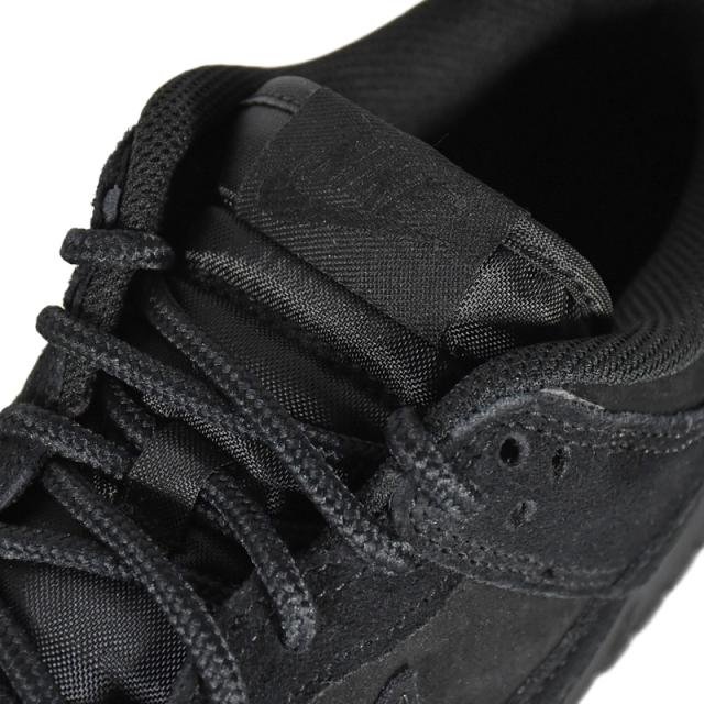 NIKE (ナイキ) DUNK LOW RETRO SE (ダンク ロー レトロ) メンズ ローカット スニーカー 定番 バスケットボール シューズ バッシュ タウンユース デイリーユース 普段使い ストリート ヒップホップ BLACK 黒 (ブラック/ブラック-ブラック) IB6651-001 IB6651 001