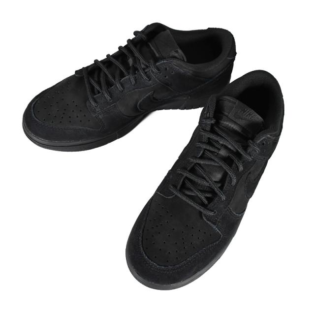 NIKE (ナイキ) DUNK LOW RETRO SE (ダンク ロー レトロ) メンズ ローカット スニーカー 定番 バスケットボール シューズ バッシュ タウンユース デイリーユース 普段使い ストリート ヒップホップ BLACK 黒 (ブラック/ブラック-ブラック) IB6651-001 IB6651 001