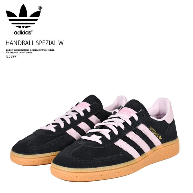 adidas (アディダス) HANDBALL SPEZIAL W (ハンドボール スペツィアル ウィメンズ) レディース ローカット スニーカー フットウェア タウンユース 普段使い カジュアル ストリート アウトドア ローテク CBLACK/CLPINK/GUM1 (ブラック/ピンク/ガム) IE5897 11,985円