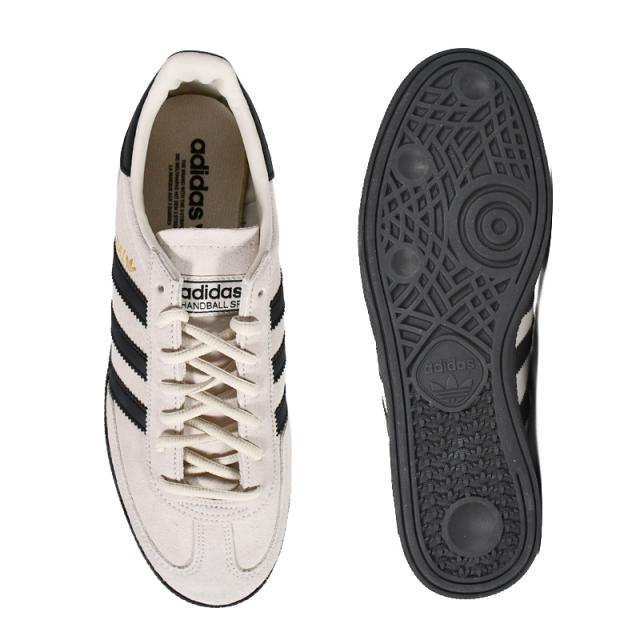 adidas (アディダス) HANDBALL SPEZIAL (ハンドボール スペツィアル) メンズ サイズ ローカット スニーカー カジュアル ストリート ローテク グレージュ ALUMIN/CBLACK/GOLDMT (グレー ベージュ/ブラック) JR3667_3