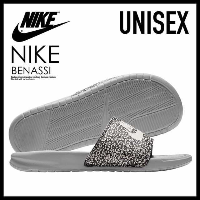 日本未入荷 Nike ナイキ Benassi Jdi Print ベナッシ プリント メンズ サンダル Wolf Grey White グレー ホワイト 008の通販はau Pay マーケット Endless Trip