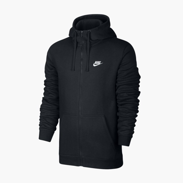 nike club fleece full zip hoodie