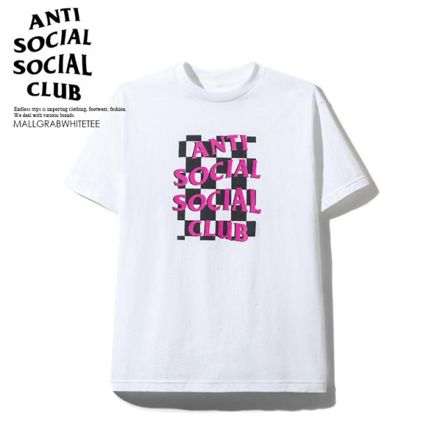 ANTI SOCIAL SOCIAL CLUB (アンチソーシャルソーシャルクラブ) MALL GRAB WHITE TEE 半袖 Tシャツ メンズ