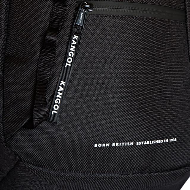 KANGOL (カンゴール) COLOR LOGO BACKPACK (カラー ロゴ バックパック) リュック カバン B4対応 ユニセックス KGSA-BG00095 BLACK (ブラック)の通販は