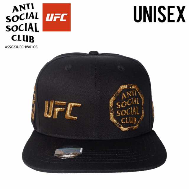 ANTI SOCIAL SOCIAL CLUB/UFC (アンチ ソーシャル ソーシャル クラブ/UFC) ASSC X UFC SELF-TITLED CAP ユニセックス 帽子 MMA 総合格闘