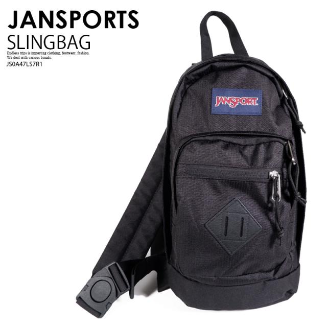 JANSPORT (ジャンスポーツ) METRO SLING (メトロ スリング) BLACK MINI RIPSTOP (ブラック ミニ