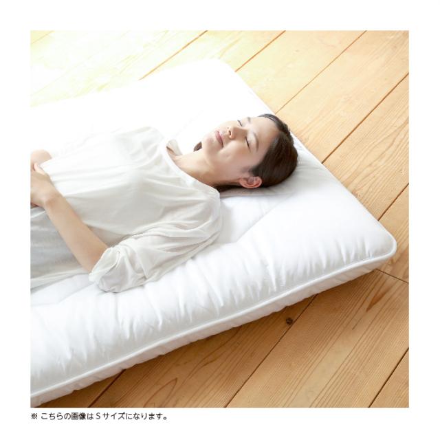 【訳あり】【アウトレット】敷き布団 セミダブル 敷布団 厚さ12センチ 抗菌 防臭 防ダニ 日本製 ふわふわ 防ダニ布団 国産 ボリューム敷布団 ウエルタイム_8
