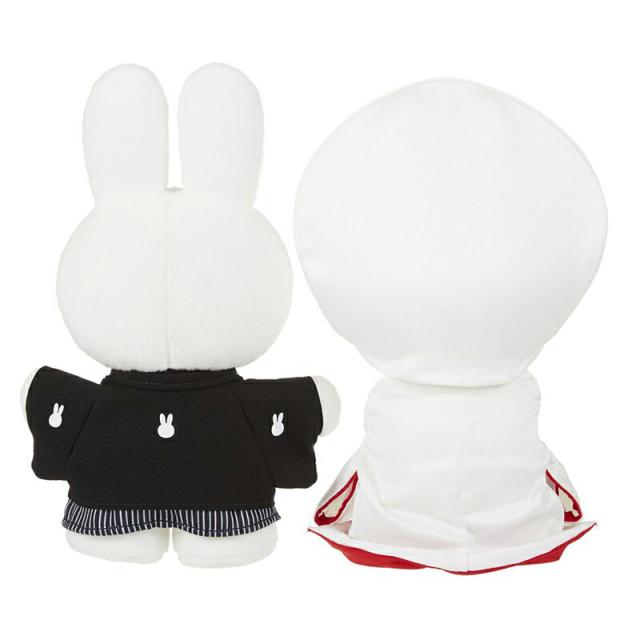 ブルーナ ウェディングドール 和装 ミッフィー miffy ぬいぐるみ ウエディングマスコット ウェルカムドール Dick Bruna Collection 寿 白無垢 紋付袴 角隠し うさこちゃん 結婚式 贈りもの プレゼント ギフト