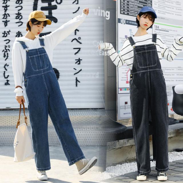 フロントボタンデニムサロペット ブラック ブルー レディース サロペット デニム オールインワン パンツ 春新作の通販はau Pay マーケット Candyz Pro