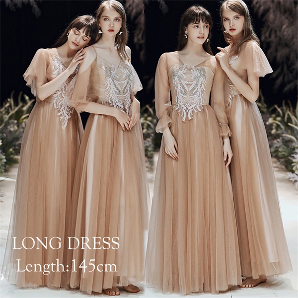 レディース ワンピ コーラス ドレス 発表会 二次会 ロングドレス お呼ばれ結婚式 レディースドレス パーティードレス ロングワンピース の通販はau Pay マーケット Candyz Pro