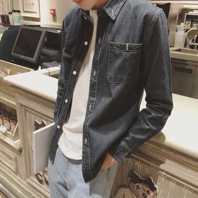送料無料デニムジャケット デニムシャツ 長袖 メンズ ジージャン デニム ジャケット デニム 長袖シャツ アメカジ お兄系 ストリート系の通販はau Pay マーケット 吉成商店
