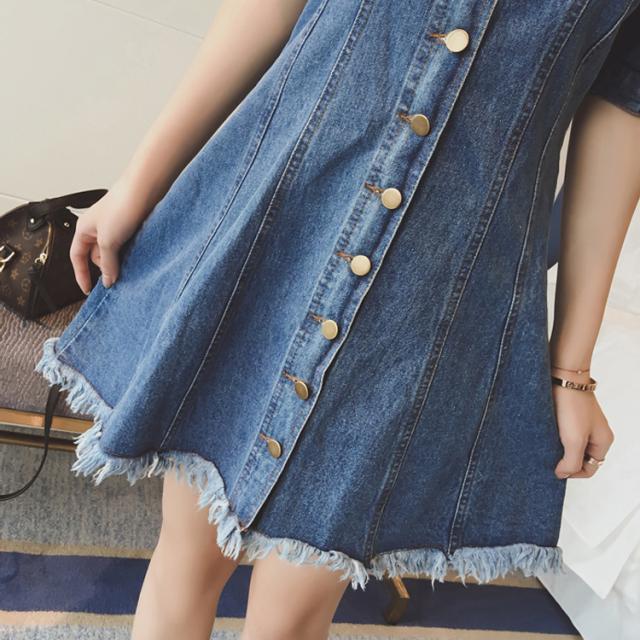 送料無料オフショルダー ワンピース デニムワンピース 肩開き 肩見せ ワンピース 春ワンピース ミニ丈 ワイドネック オフショル ワンピーの通販はau Pay マーケット 吉成商店