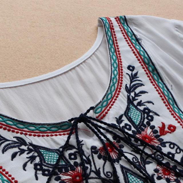 刺繍 ワンピース エスニック風 ワンピース フレアワンピース ミニワンピース レディースの通販はau Pay マーケット 吉成商店