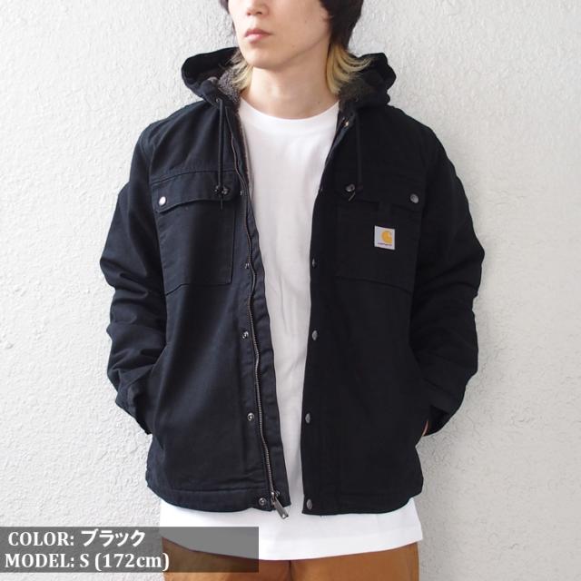 カーハート ダックジャケット シェルパ 裏地付き Carhartt WASHED DUCK