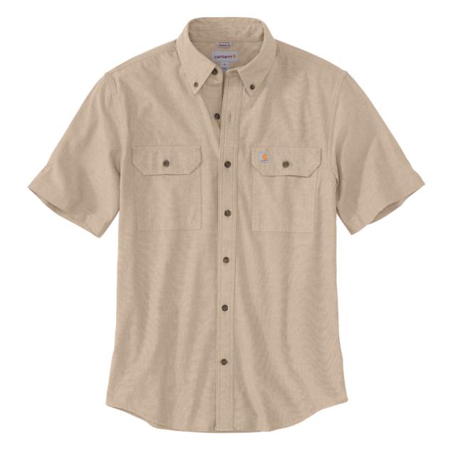 Carhartt カーハート シャンブレーシャツ 半袖 ルーズフィット Fort Loose SS Shirt USAモデル メンズ トップス 大きいサイズ [104369]_3