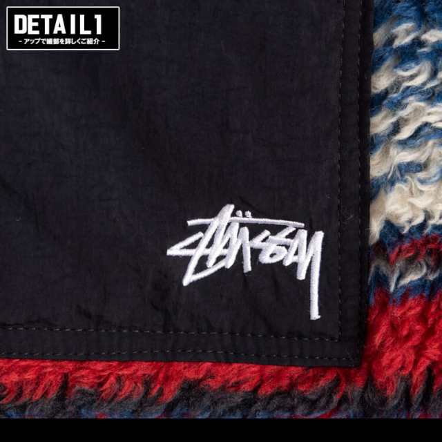 ステューシー STUSSY フリース ベスト Striped Sherpa Vest メンズ (stussy ベスト シェルパフリース ボアベスト  アウター 118400 ストゥ｜au PAY マーケット