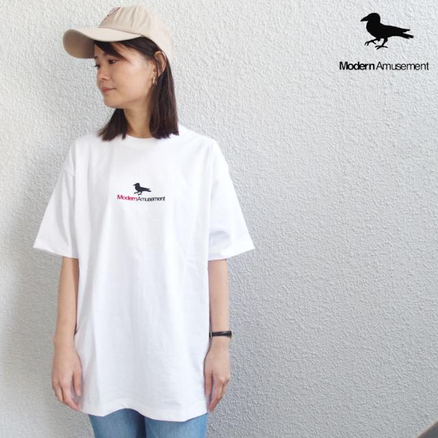 モダンアミューズメント Tシャツ オーバーサイズ Modern Amusement Big Tee 19ltn Ma017 ワイドシルエット バックジップ ホワイト ブラッの通販はau Pay マーケット Hiphop Dope