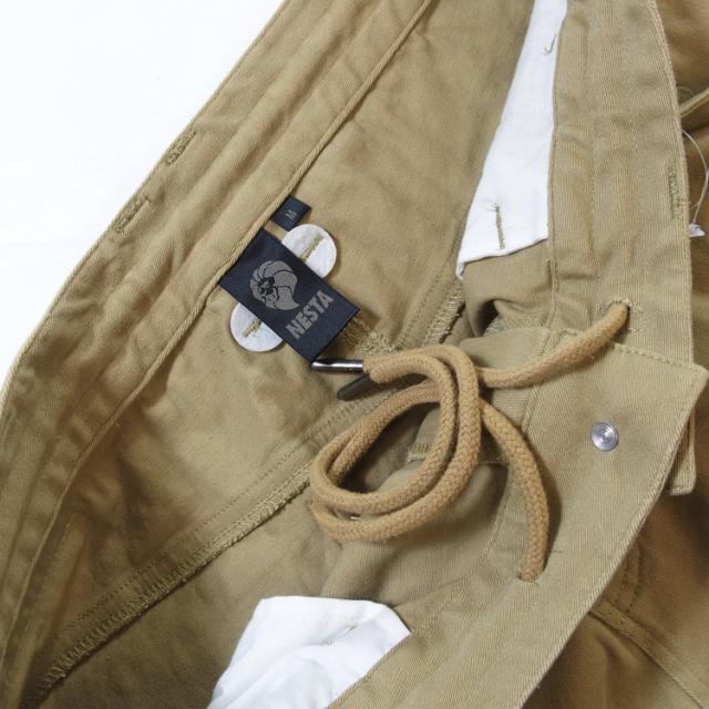 ネスタブランド バギーパンツ NESTA BRAND ワイド パンツ ストレッチ 