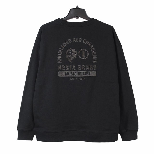 ネスタブランド トレーナー クルーネック スウェット NESTA BRAND アーチ ロゴ Pullover (nesta brand スウェット 裏毛 トップス ネスタ 