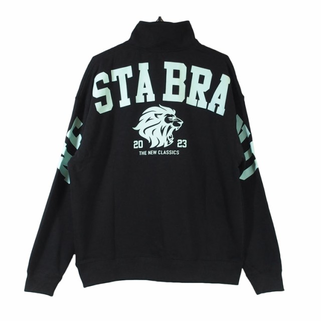 ネスタブランド トレーナー ハーフジップ スウェット NESTA BRAND 裏毛 跨ぎ ロゴ ハーフジップ プルオーバー(nesta brand トップス ネスタ 243NB1304B) の通販は