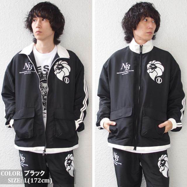 ネスタブランド セットアップ NESTA BRAND 撥水 ドロップショルダー スタンドジャケット＆ワイド イージーパンツ セットアップ(nesta brand ジャージネスタ 243NB16031803B)_2