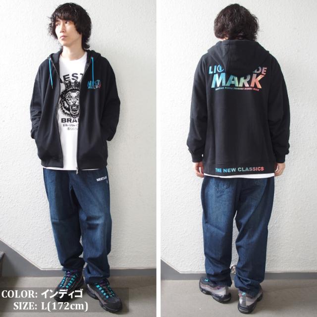 ネスタブランド デニムパンツ NESTA BRAND ライトオンス ワイド テーパード ジーンズ メンズ 大きいサイズ ボトムス [243NB1802B]_3