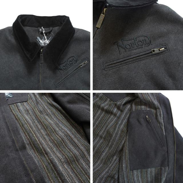 ノートン ワークジャケット NORTON ダックワーク ジャケット 衿 切替