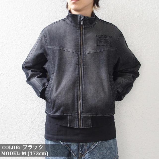 ノートン NORTON デニム ジャケット ストレッチ 防風 スタンドネック