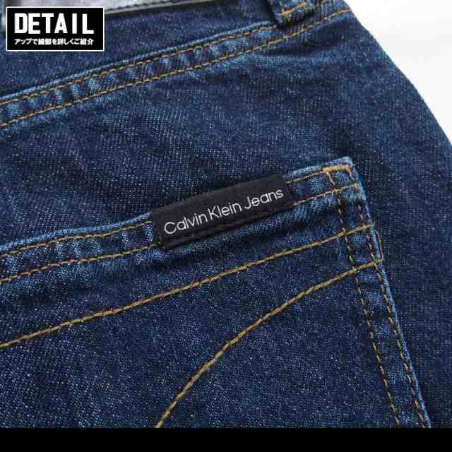 カルバンクライン デニムパンツ Calvin Klein Straight Denim ロゴ 