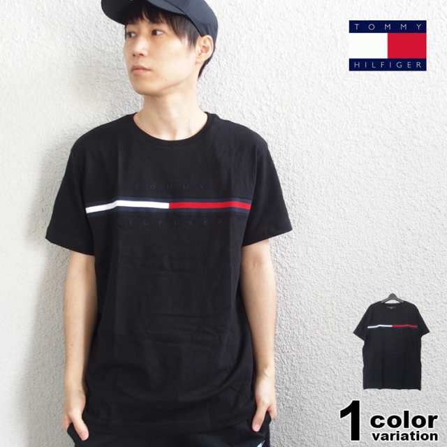 Tommy Hilfiger トミーヒルフィガー Tシャツ Usモデル 78c8797 Tino S S Tee コットン Tシャツ 大きいサイズ 黒 ブラック メンズ 男性 の通販はau Pay マーケット Hiphop Dope