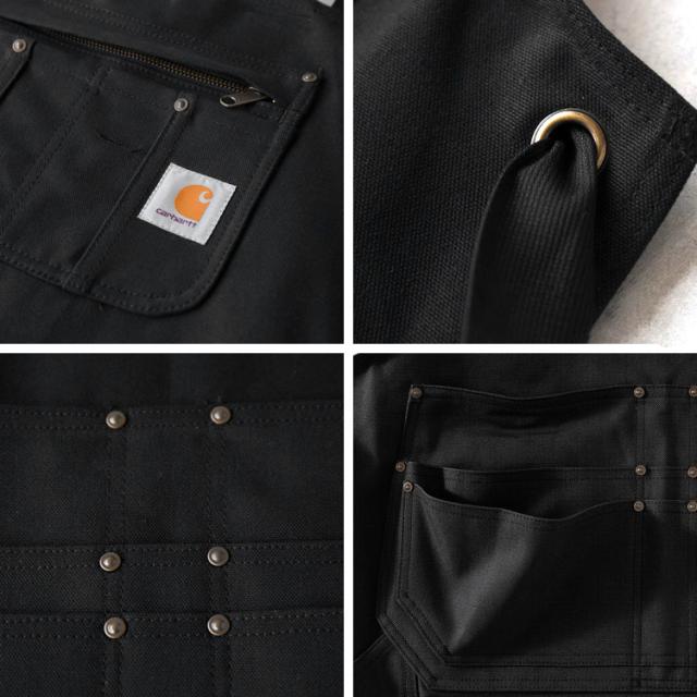 カーハート ダック エプロン ツールエプロン Carhartt FIRM DUCK APRON 作業着 整備 日曜大工 DIY アウトドア メンズ レディース USモデル ブラック ブラウン AM6667_9