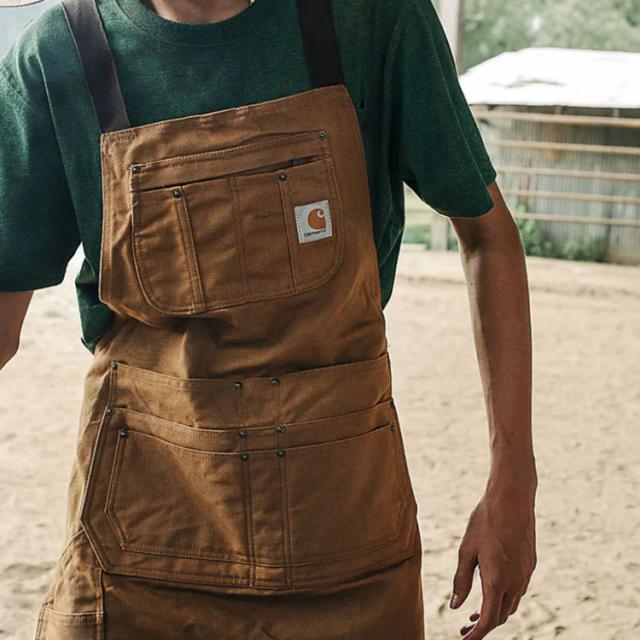 カーハート ダック エプロン ツールエプロン Carhartt FIRM DUCK APRON 作業着 整備 日曜大工 DIY アウトドア メンズ レディース USモデル ブラック ブラウン AM6667_10