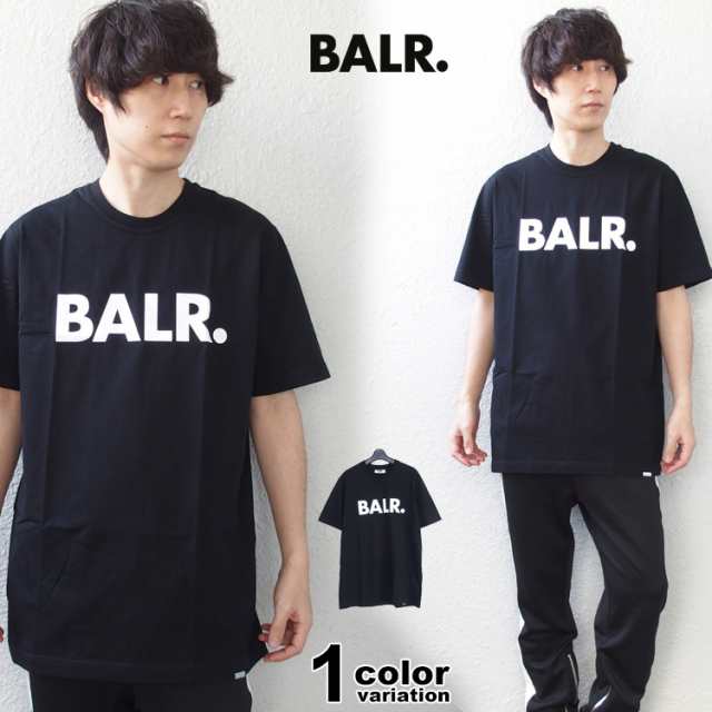 ボーラー BALR. メンズ クルーネック 半袖 Tシャツ ホワイト Lサイズ