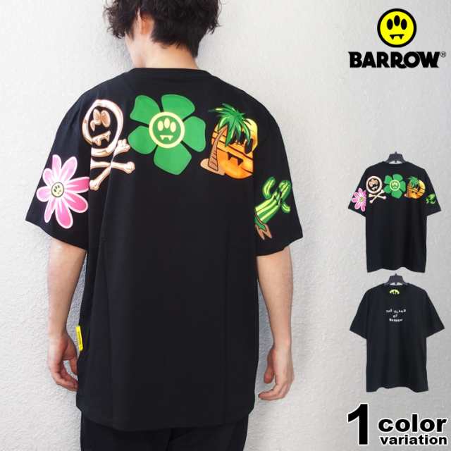 【美品】BARROWバロウ 半袖Tシャツ イタリアブランド スマイル