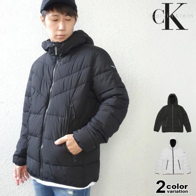   カルバンクライン 中綿ジャケット ボアフード付 USモデル 大きいサイズ メンズ (  ジャケット アウター CM155201)