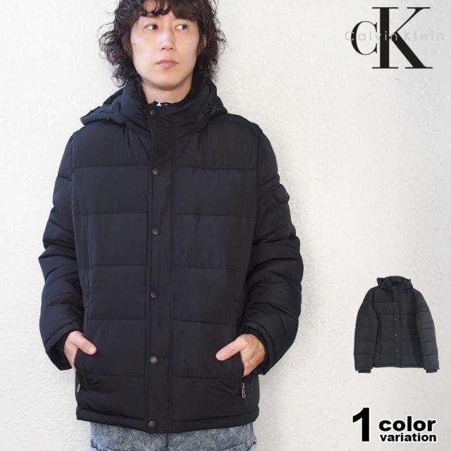 カルバンクライン 中綿ジャケット   PUFFER JACKET フード付 USモデル 大きいサイズ メンズ   ジャケット アウター CM208326