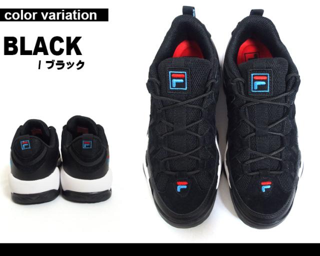 FILA SPAGHETTI LOW フィラ スニーカー メンズ スパゲティー ホワイト ブラック バッシュ [F0387]