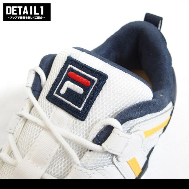 FILA SPAGHETTI LOW フィラ スニーカー メンズ スパゲティー ホワイト ブラック バッシュ [F0387]