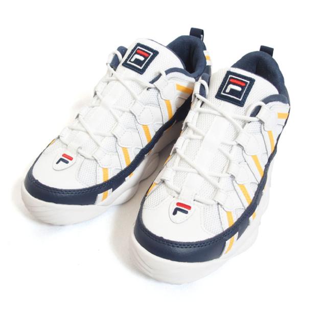FILA SPAGHETTI LOW フィラ スニーカー メンズ スパゲティー ホワイト ブラック バッシュ [F0387]