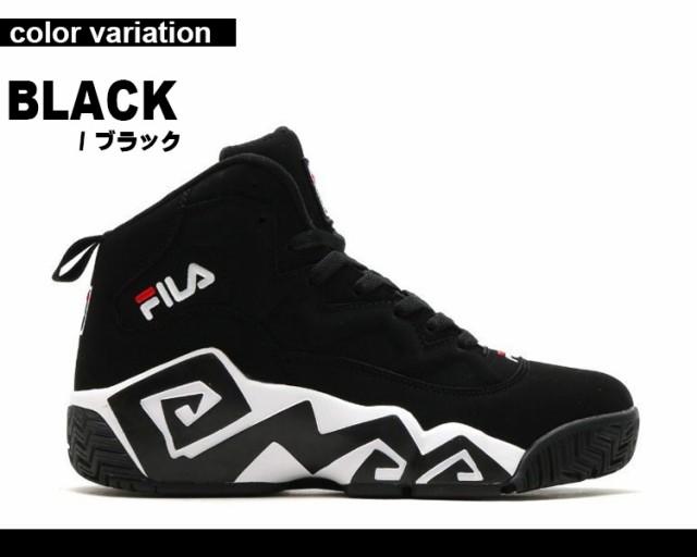 FILA MB フィラ スニーカー メンズ 復刻 メンズ ブラック マッシュ