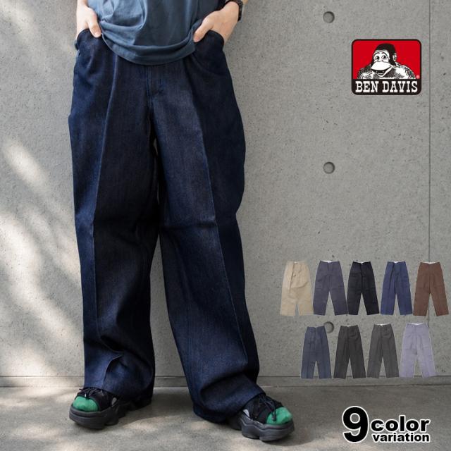 BEN DAVIS ベンデイビス ゴリラカット パンツ メンズ ワークパンツ 極太 ワイド USA規格 GORILLA CUT チノパン L30 レングス30 ストリート アメカジ スケーター 大きいサイズ【Gorilla Cut Pants】