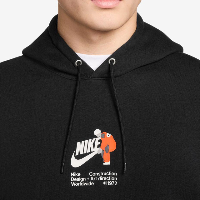 ナイキ パーカー プルオーバー NIKE M CLUB BB HDY ICON BL L/S