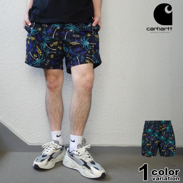 Carhartt WIP Drift Swim Trunks カーハート ワークイン プログレス ドリフト スウィム トランクス EUモデル [I030258] 【carhartt ショーツ 水陸両用 総柄 大きいサイズ 】