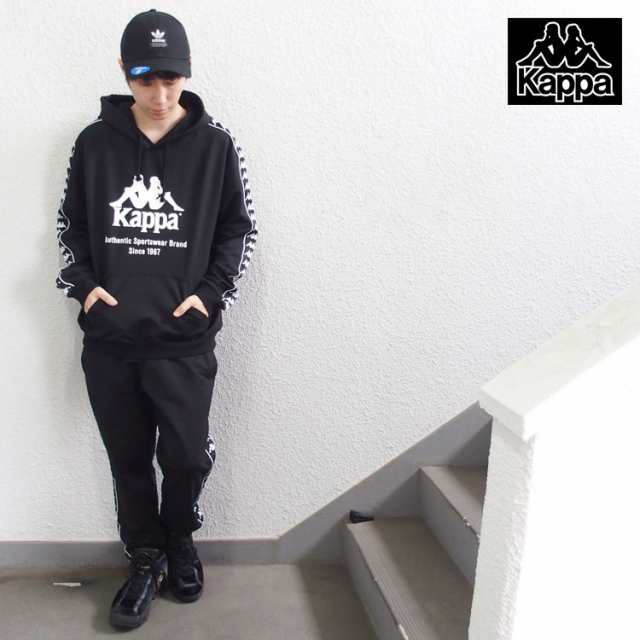 カッパ Kappa パーカー プルオーバー BANDA SWEAT HOODIE メンズ