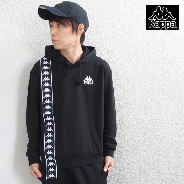 カッパ Kappa パーカー プルオーバー タテ BANDA HOODIE メンズ