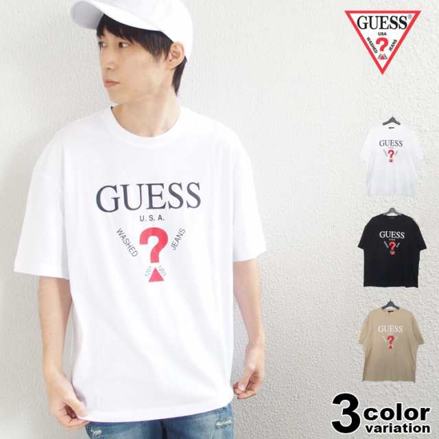 ゲス Guess Tシャツ 半袖 メンズ レディース オーバーサイズ トライアングル ロゴ プリント Tシャツ Guess Tシャツ Mk2k8506mi の通販はau Pay マーケット Hiphop Dope