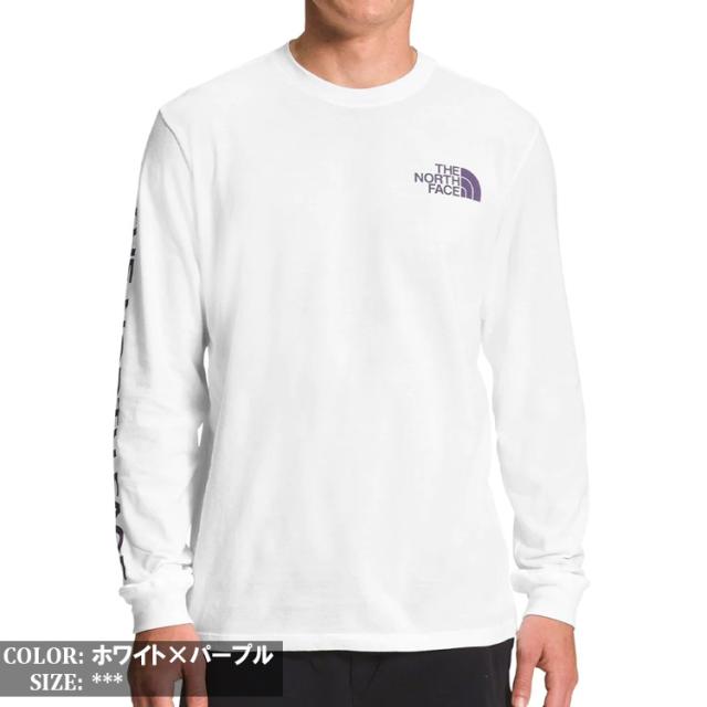 ザ ノースフェイス Tシャツ 長袖 ロンT THE NORTH FACE M L/S TNF SLEEVE HIT TEE 袖ロゴ ブランドロゴ ブラック 黒 大きいサイズ NF01811P USライン_1