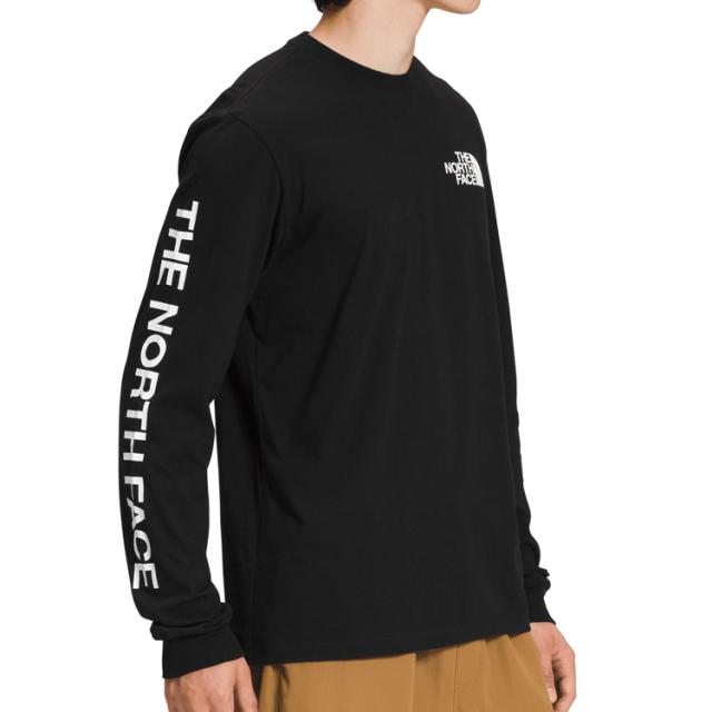 ザ ノースフェイス Tシャツ 長袖 ロンT THE NORTH FACE M L/S TNF SLEEVE HIT TEE 袖ロゴ ブランドロゴ ブラック 黒 大きいサイズ NF01811P USライン_11